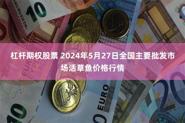 杠杆期权股票 2024年5月27日全国主要批发市场活草鱼价格行情