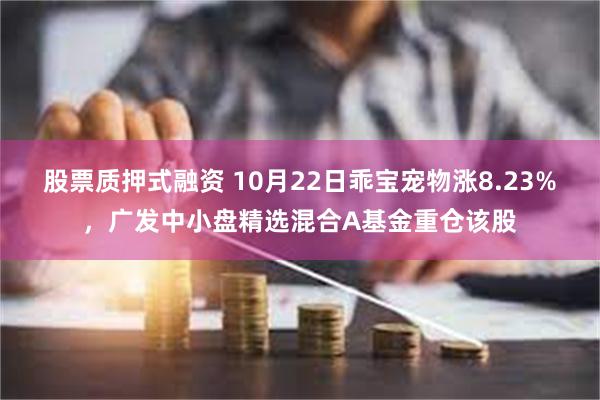 股票质押式融资 10月22日乖宝宠物涨8.23%，广发中小盘精选混合A基金重仓该股